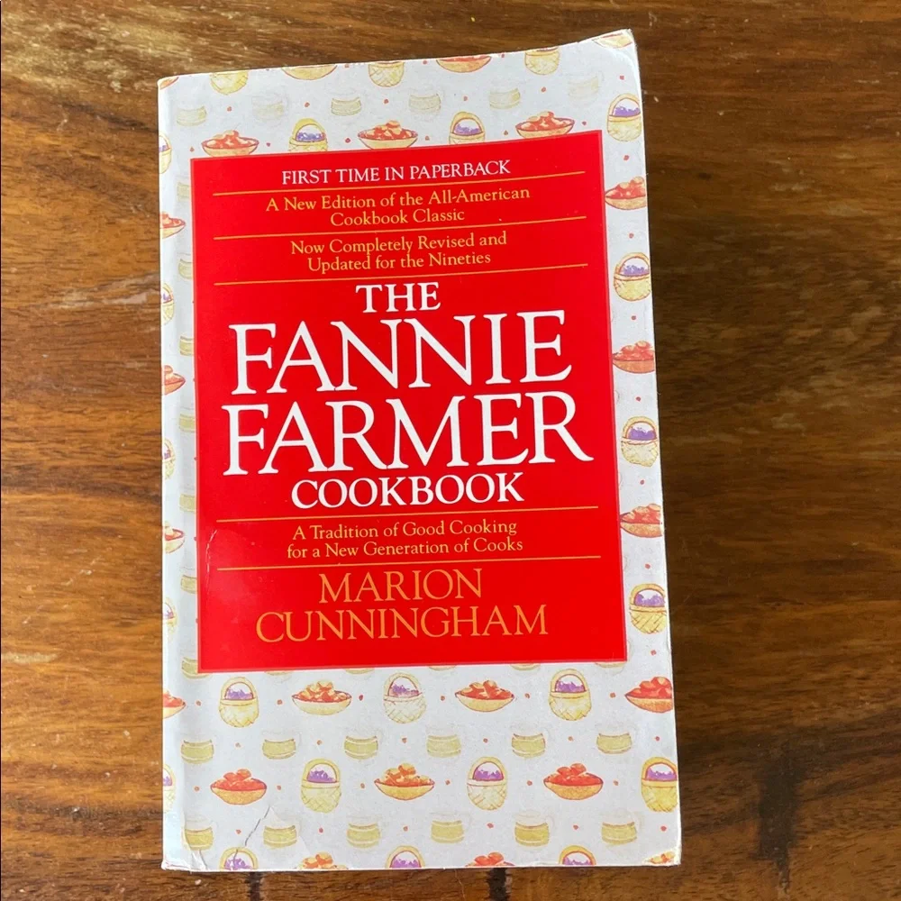 2 Vintage Cookbooks : Joy of Cooking + Fannie Farmer Cook Book